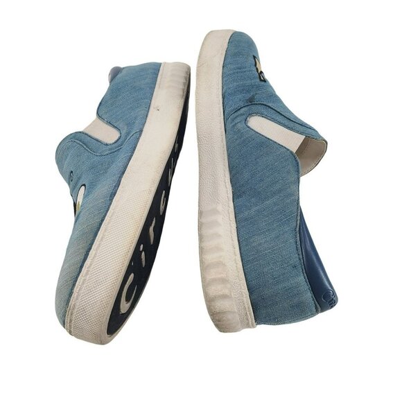 Sam Edelman Circus Canvas Sneaker Loafers Blue Size 9 - Picture 7 of 9